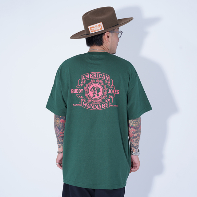 LIMITED ITEM】BUDDY JOKES×AMERICAN WANNABE「 BW TRADEMARK S/S TEE
