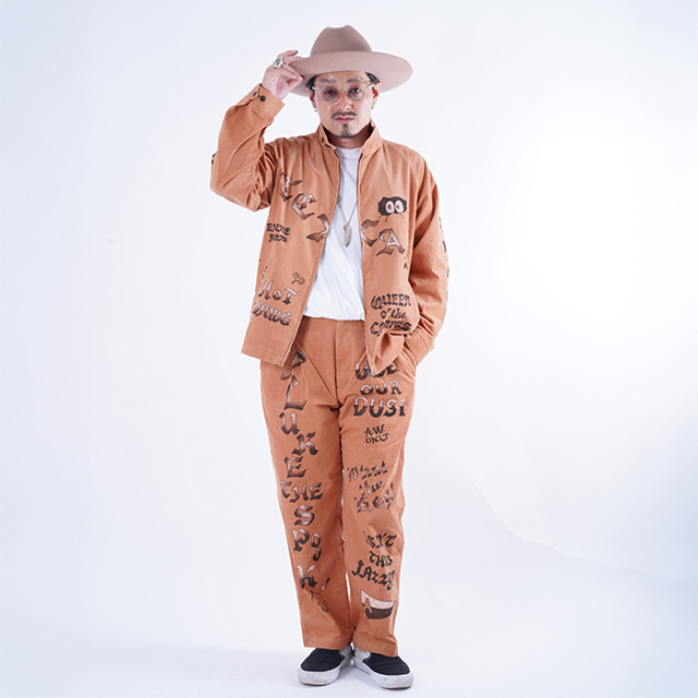 LIMITED ITEM】WEIRDO×AMERICAN WANNABE「“TEXAS” HAND PAINT JACKET