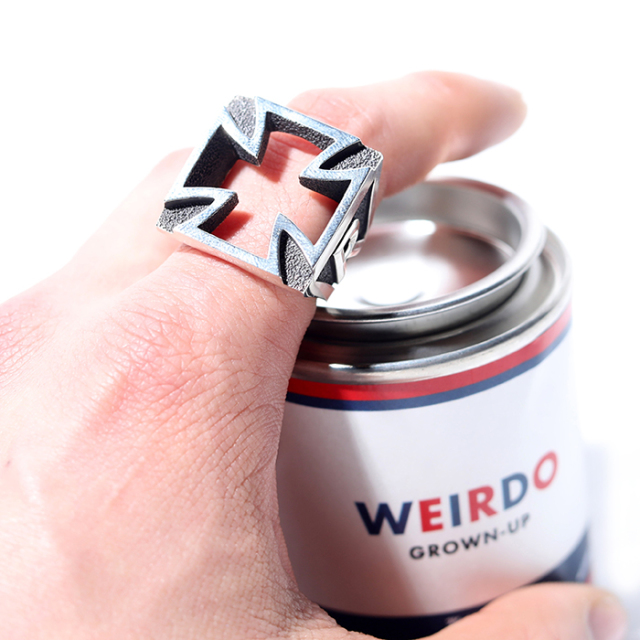 WR-005 /「CROSS - RING / SILVER」クロスリング