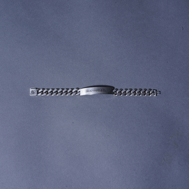 GLAD HAND/グラッドハンド「ID BRACELET / SILVER」IDブレスレット