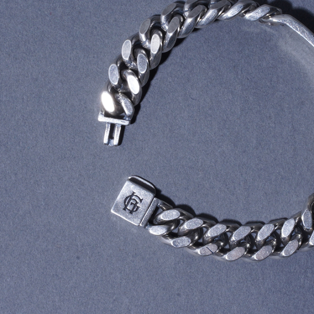 GLAD HAND/グラッドハンド「ID BRACELET / SILVER」IDブレスレット