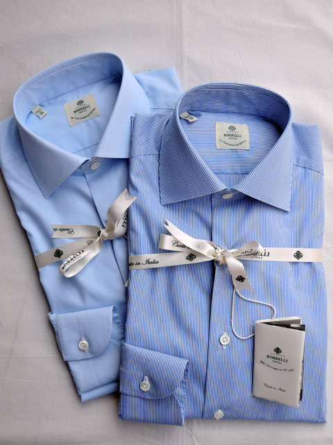 LUIGI BORRELLI （ルイジ ボレッリ） LUCIANO セミワイドカラー ドレス