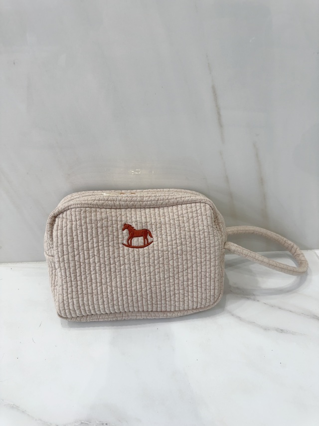 selva secreta】Ibul horse TOTE BAG &POUCH SET(beige)