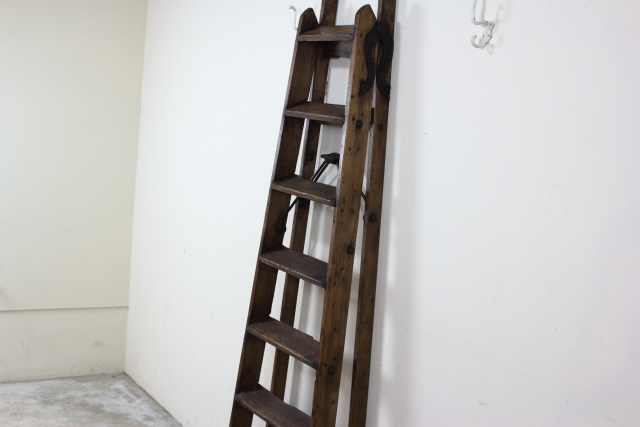 SIMPLEX社製 ウッドラダー 脚立 ステップラー アンティーク イギリス