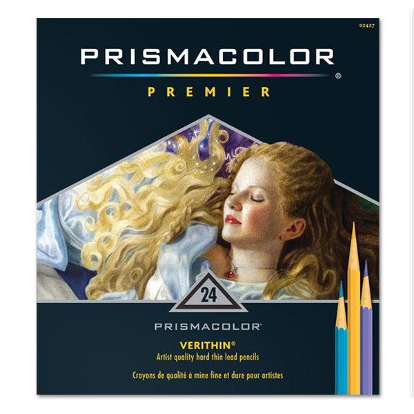 ○特殊な色鉛筆（プリズマカラー・アートスティックス、ベリシン