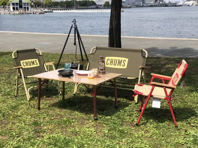 CHUMS Back with Bench チャムスバックウィズベンチ ベンチ 椅子 2人