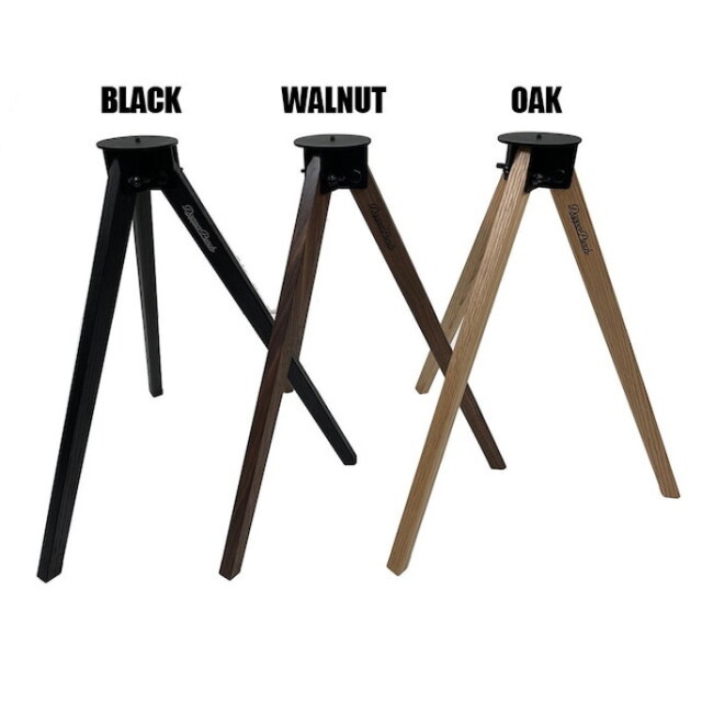 カスタムパーツ 木製三脚H485 ブラック テーブル脚 サイドテーブル