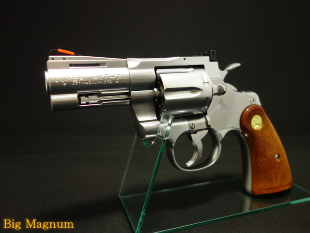 タナカ】 コルト パイソン .357Magnum 3inch R-model ステンレス