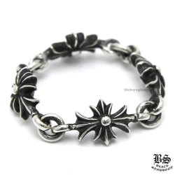 クロムハーツペーパーチェーンリング|クロムハーツ通販専門店ブラック