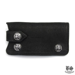 クロムハーツレザーキーケースブラックヘビーレザー|クロムハーツ通販