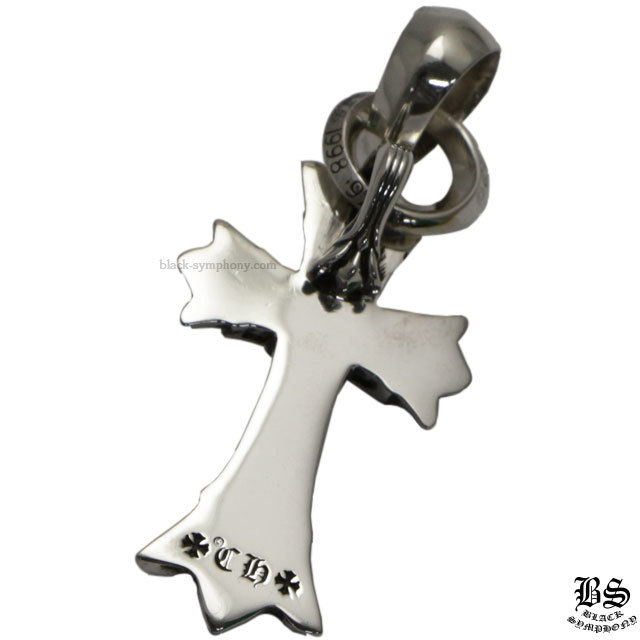 クロムハーツダブルCHクロスペンダントスモールwithベイル|クロム