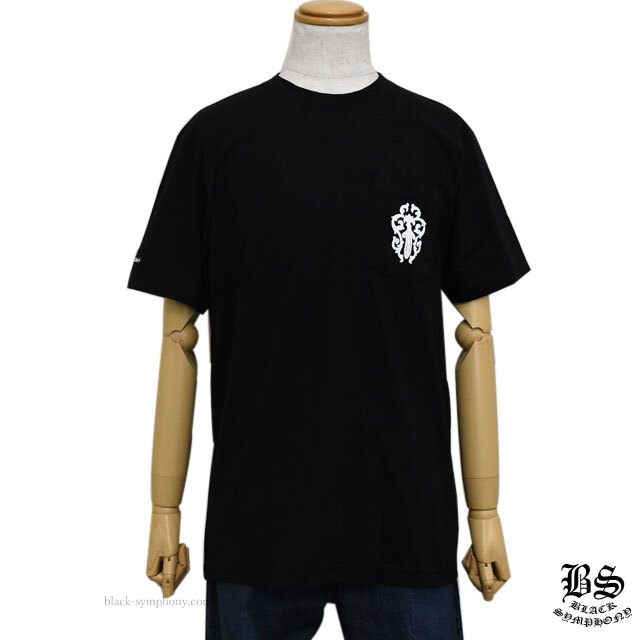 クロムハーツTシャツバックハーフダガーロゴブラック|クロムハーツ通販