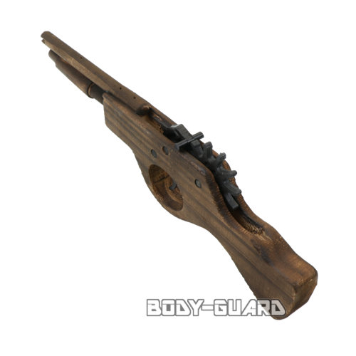 木製ゴム銃 ピストル型 タイプ2 14号