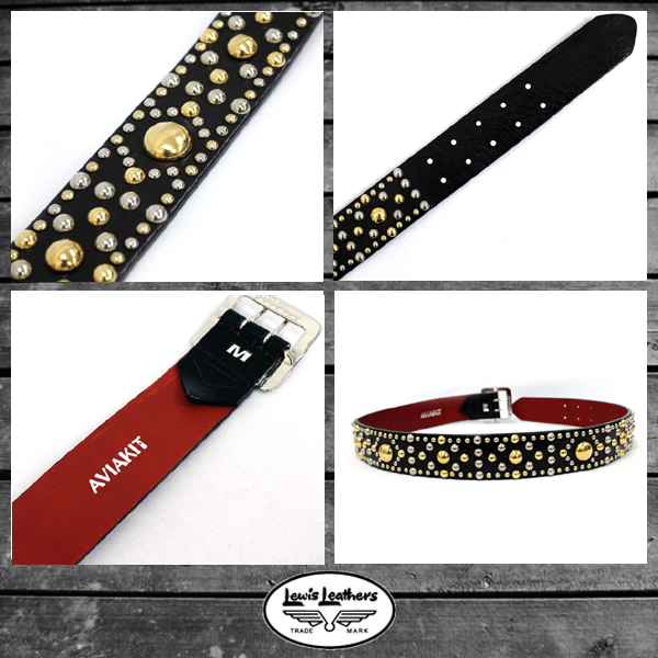 正規取扱店 Lewis Leathers(ルイスレザー) STUDS BELT(スタッズベルト