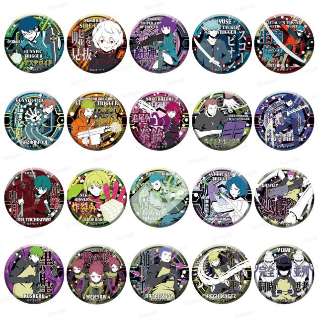 ワールドトリガー ドでか缶バッジ -TRIGGER- VOL.3 BOX（20個入）