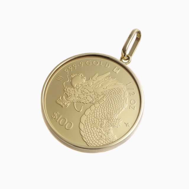 送料無料】2024年版 干支/タツ/辰 ドラゴン/龍 純金/K24/24金 コイン