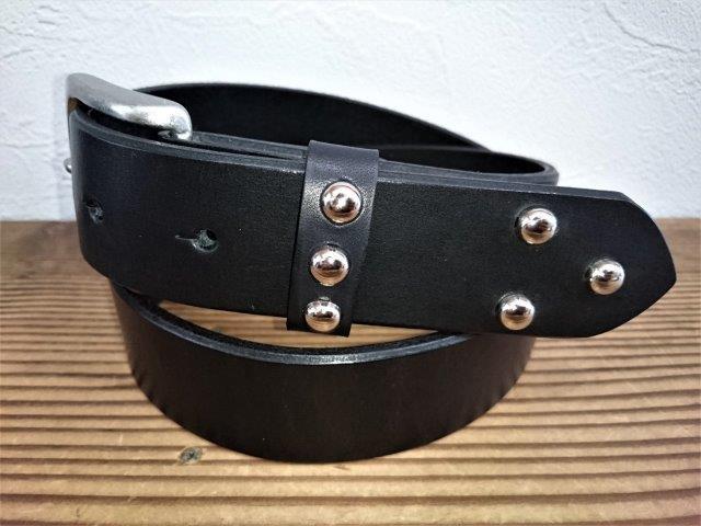 栃木レザーベルト 剣先＆ループポイントスタッズ 【ベルト＆スタッズ