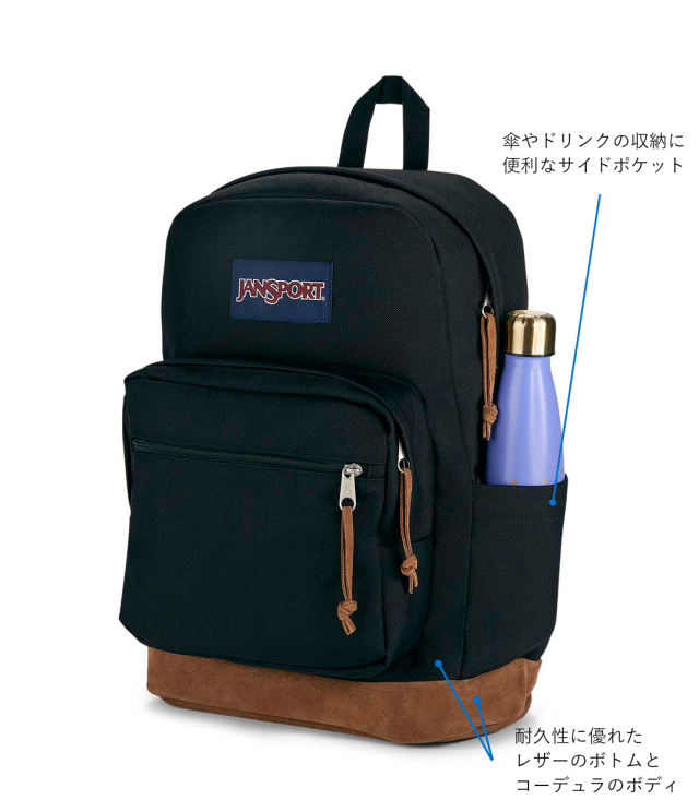 RIGHT PACK（ライトパック） BLACK（黒） |【公式通販】JANSPORT