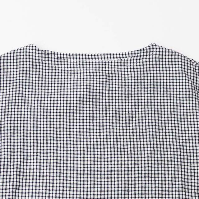 ORCIVAL オーシバル レディース リネンプレイドボートネックプル