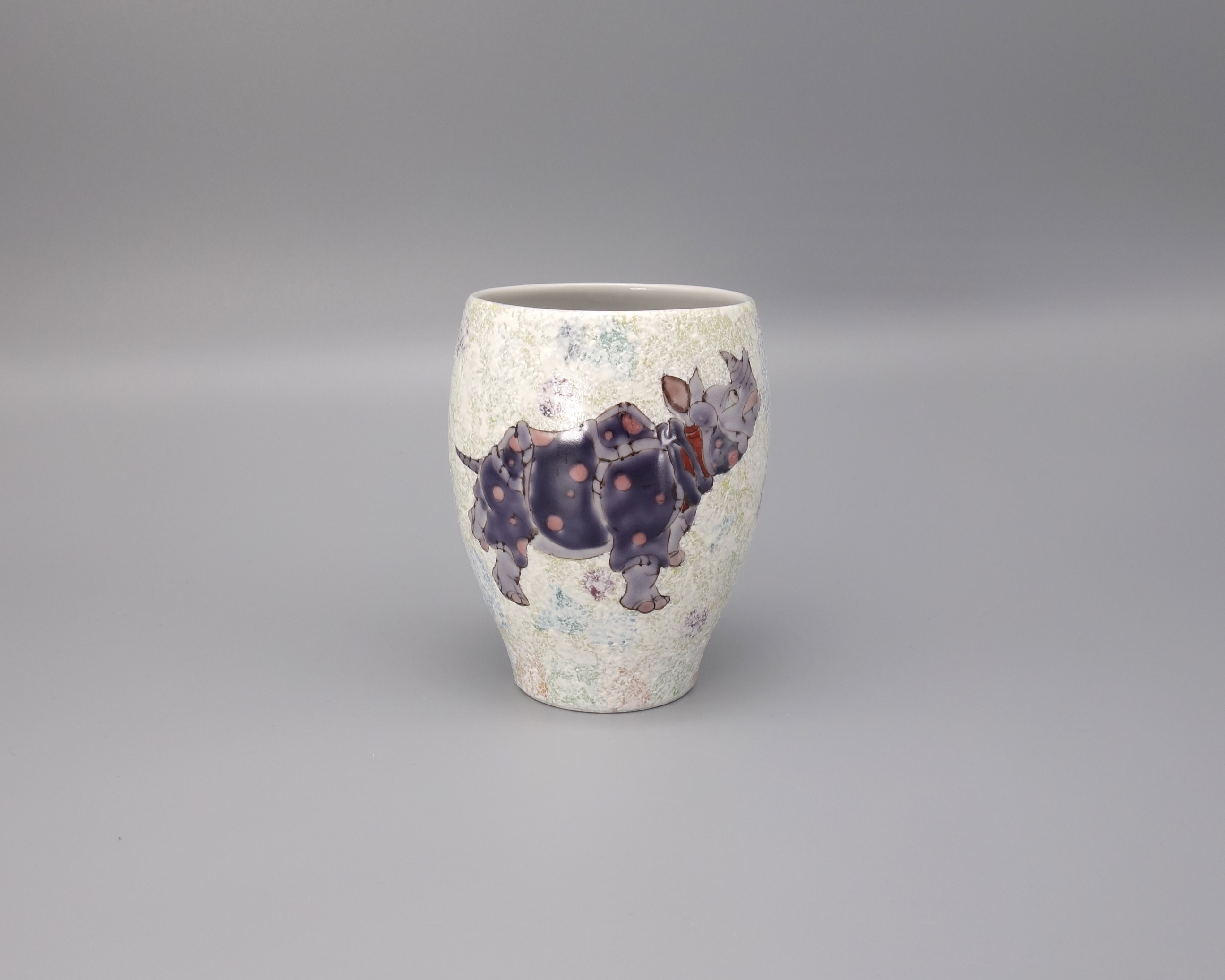 カップ カップ 洋彩犀の絵 [ 山近泰 ]