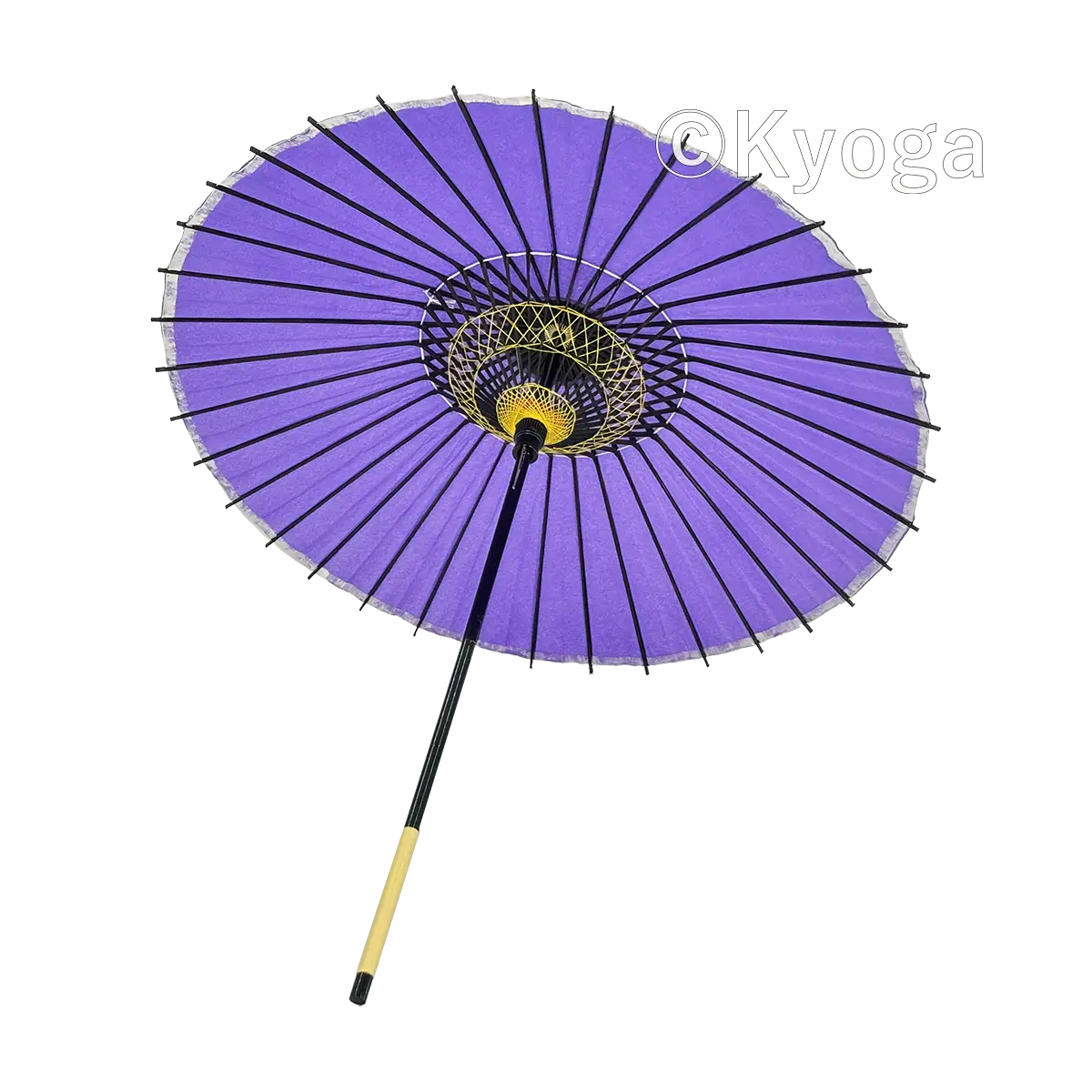 和傘・野点傘専門店 恭雅】 和傘 − 紙傘 1尺4寸 無地 紫