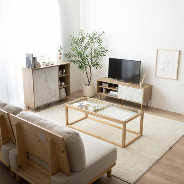 Zano（ツァノ） バイカラーキャビネット