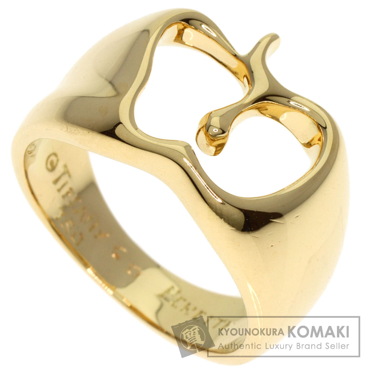 TIFFANY&Co. ティファニー アップル リング・指輪 K18イエローゴールド