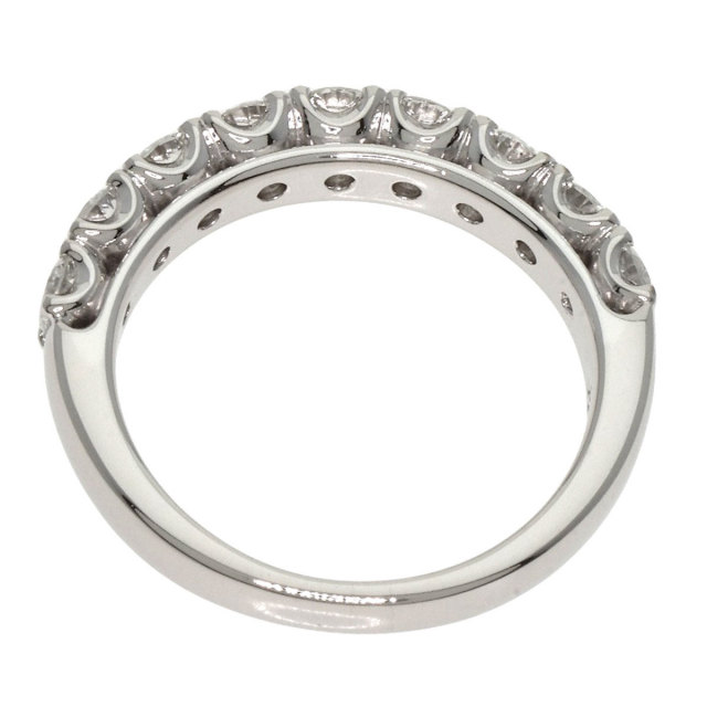 TASAKI タサキ ハーフ エタニティ ダイヤモンド リング・指輪 プラチナ