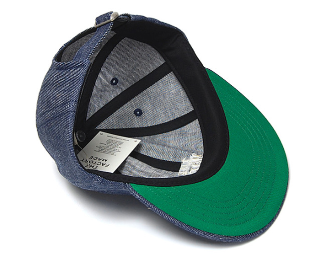 THE FACTORY MADE(ザファクトリーメイド) デニムキャップ DENIM 8PANEL