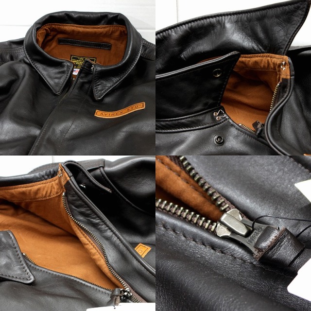 AVIREX USA製 A-2 メンズ 本革 牛革 革ジャンフライトジャケット