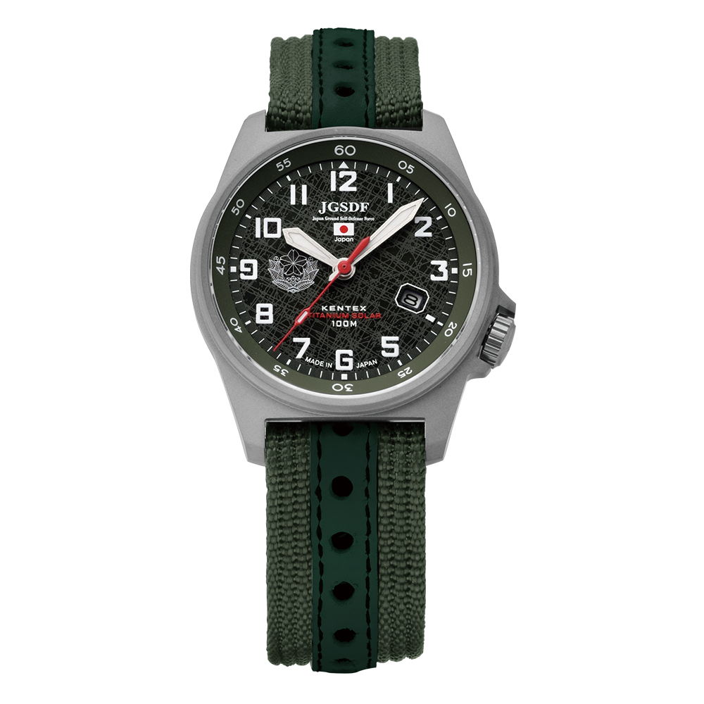 JSDFチタンソーラー 陸自モデル ナイロンベルト仕様