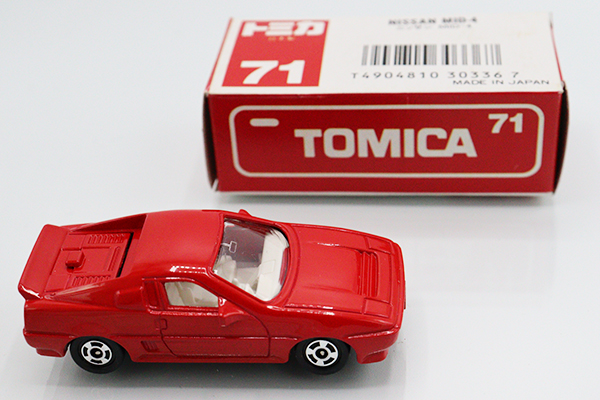 ミニカーショップ ケンボックス トミカ 赤箱(日本製)☆71☆日産MID-4