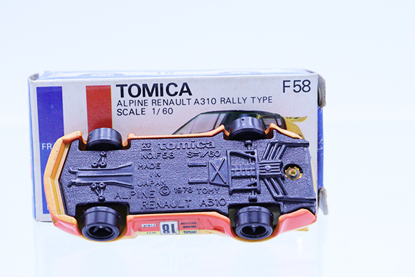 ミニカーショップ ケンボックス トミカ 青箱☆F58☆アルピーヌルノー