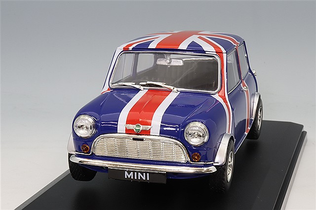 Tiny 1/18 ミニクーパー レッド ユニオンジャック ルーフ