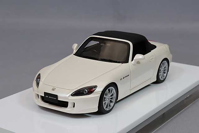 アイドロン 1/18 ホンダ S2000 (AP2) 2005 プラチナムホワイトパール