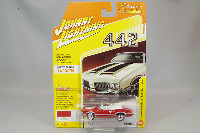 ジョニーライトニング 1/64 1970 オールズモビル カトラス 442