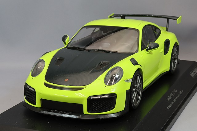 ミニチャンプス 1/18 ポルシェ 911 GT3 RS (991.2) 2019 イエロー