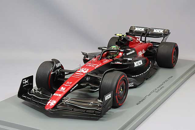 ミニチャンプス 1/18 アルファロメオ F1チーム ステーク C43 2023 F1