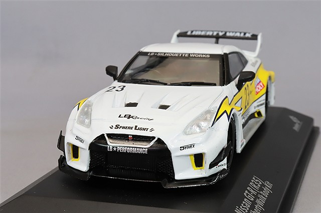 ワンモデル 1/43 日産 GT-R R35 2017 バイブラントレッド