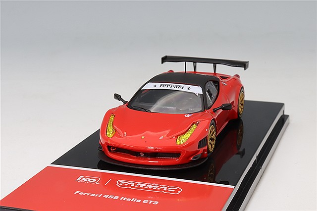 Tarmac x イクソ 1/64 フェラーリ 458 イタリア GT3 ホワイト