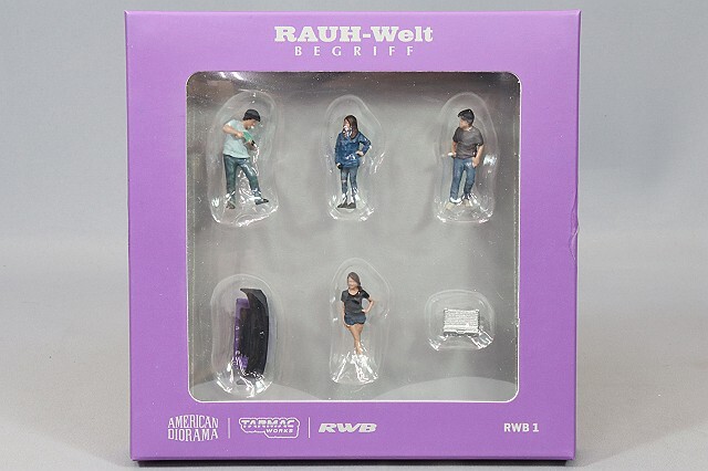 アメリカンジオラマ x Tarmac 1/64 フィギュアセット RWB 1