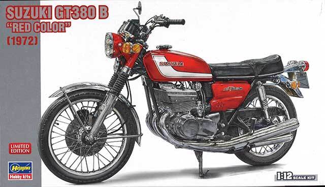 ハセガワ プラモデル 1/12 スズキ GT380 B レッドカラー