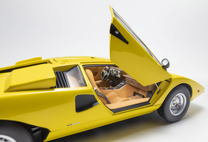 京商 1/18 ランボルギーニ カウンタック LP400 イエロー