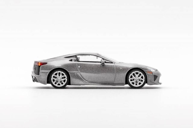 ダイキャストチーム 1/64 レクサス LFA 左ハンドル グレー