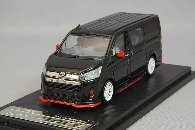 MODEL1 (モデルワン) 1/64 トヨタ ハイエース 300 カスタムVer. ブラック