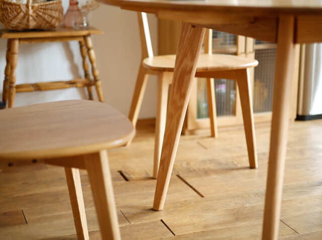 円形ダイニングテーブル RIVER（リバー）直径120cmタイプ｜北欧