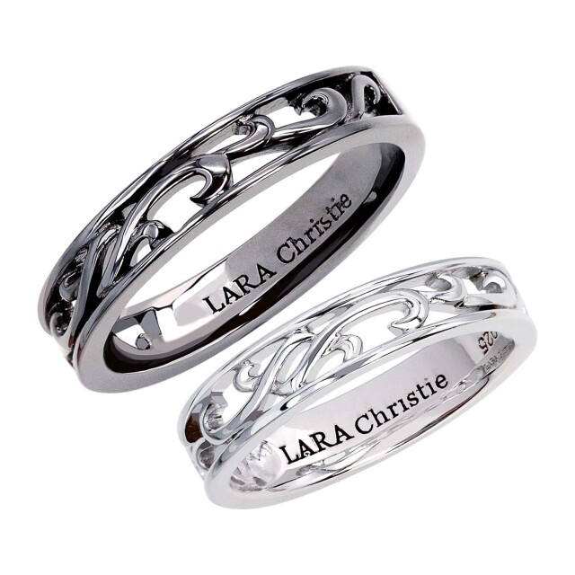 ペアリング 指輪 シルバー925 sv925 銀 ランソー r6028-p