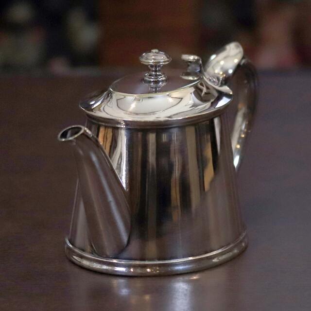 中古】Christofle（クリストフル）ホテル用2点ティーセット CH-138