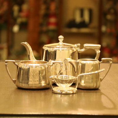 中古】London Tea Roomオリジナルロゴ入りMappin&Webb(マッピン