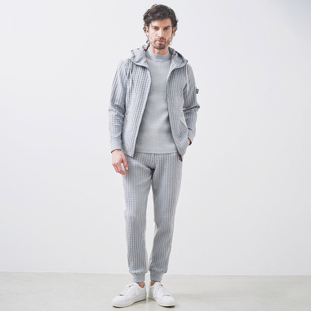 ニットコンビデザインパーカー セットアップ別売り ゴルフ スポーツ